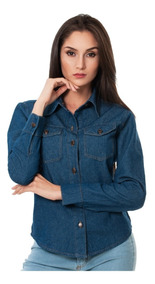 blusas en jean para mujer