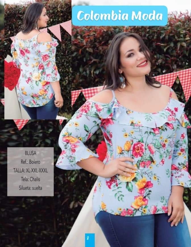 blusas tallas grandes mujer