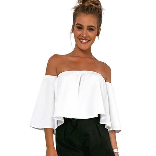 Blusa off-shoulder