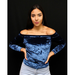 blusas en terciopelo 2018