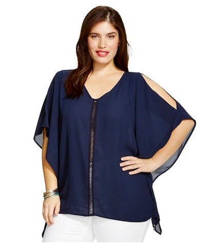 Blusa de fiesta tallas grandes