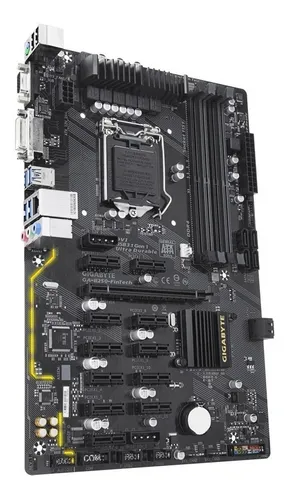 board gigabyte b250 intel i7 mineria 12 tarjetas graficas