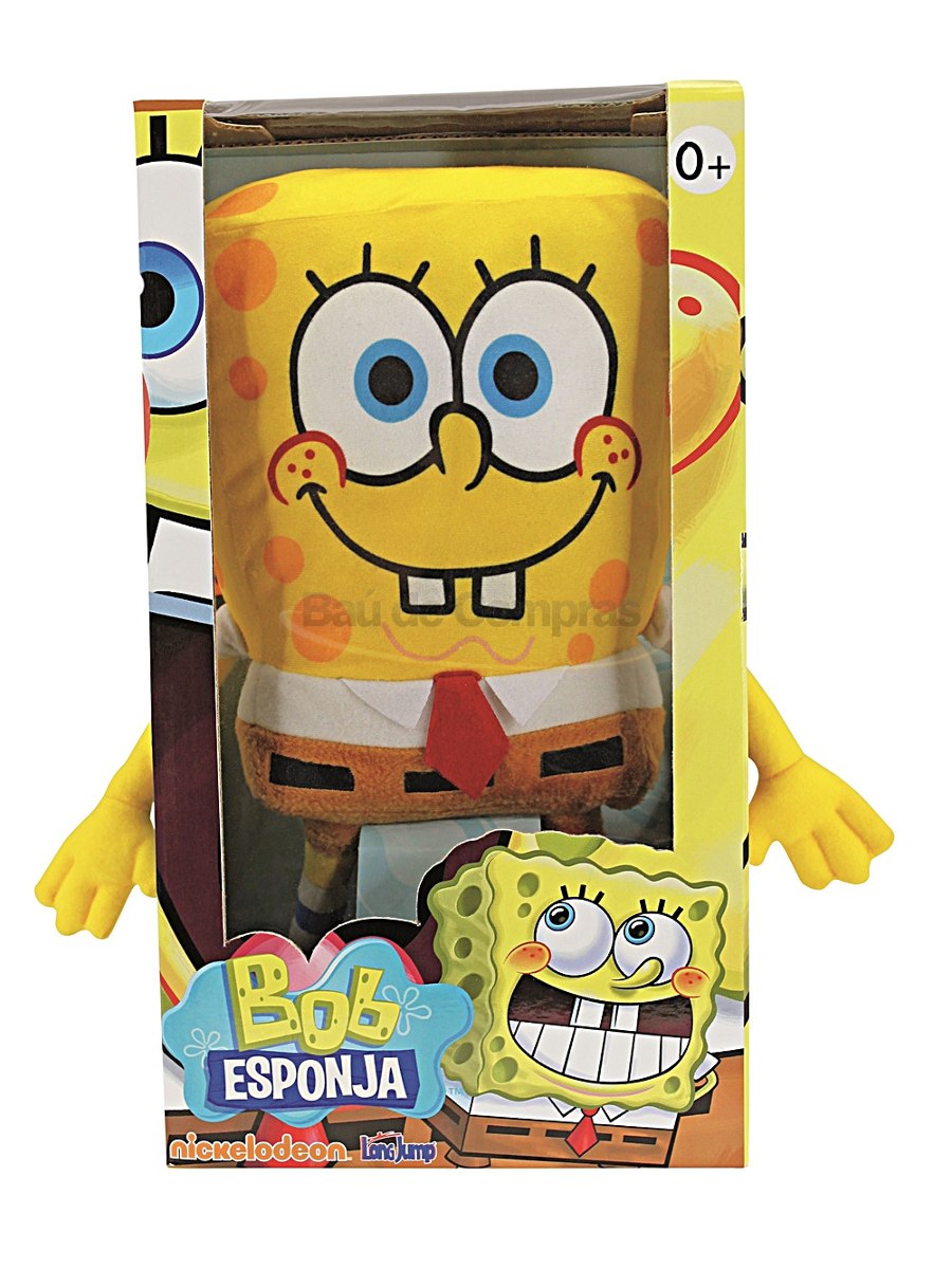 Boneco De Pelúcia Bob Esponja Nickelodeon Original R 89,90 em