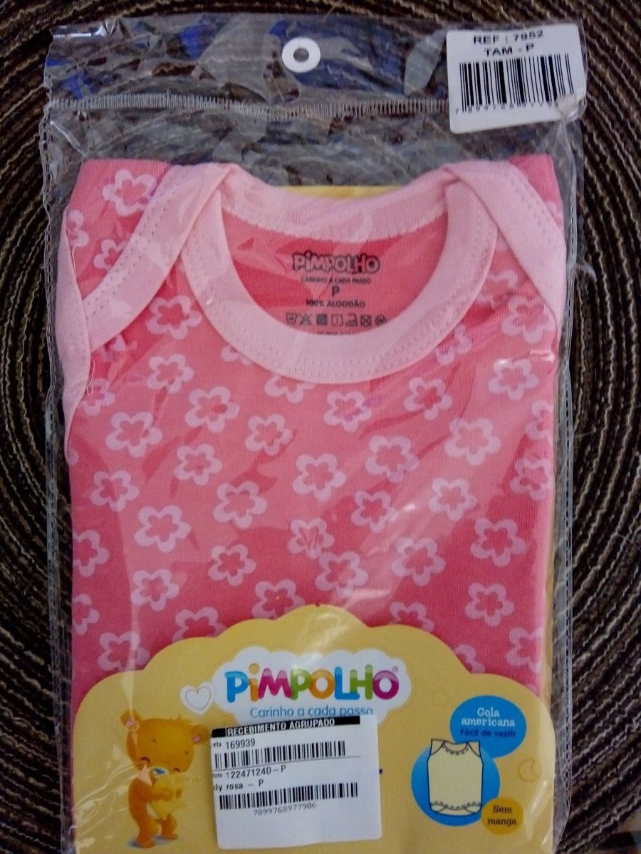 body malha com desenhos de florzinhas rn menina pimpolho r 15 00