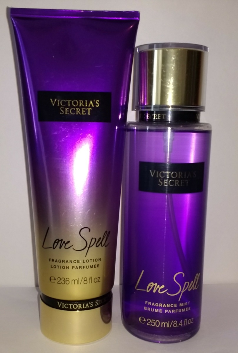 Body Mist + Crema Corporal Victoria's Secret Love Spell ...