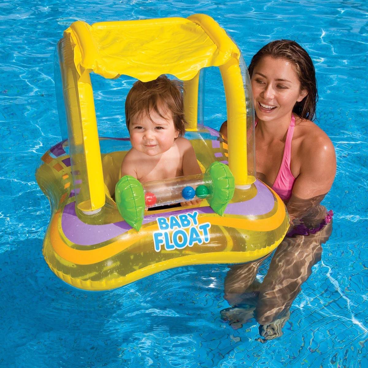 Boia Bote Inflavel Piscina C Cobertura E Assento Cercadinha R 44 99