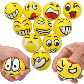 Bola Anti Stress Fidget Toy Squish Ball Ansiedade Emojis Pet