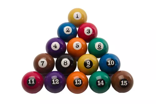 bolas numeradas 50mm/ bilhar/ sinuca/ snooker/ pebolim/ totÃ³