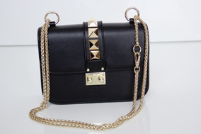 Con Valentino Bolsa Tachuelas Inspirada Rockstud Negra XZwiTuOlPk