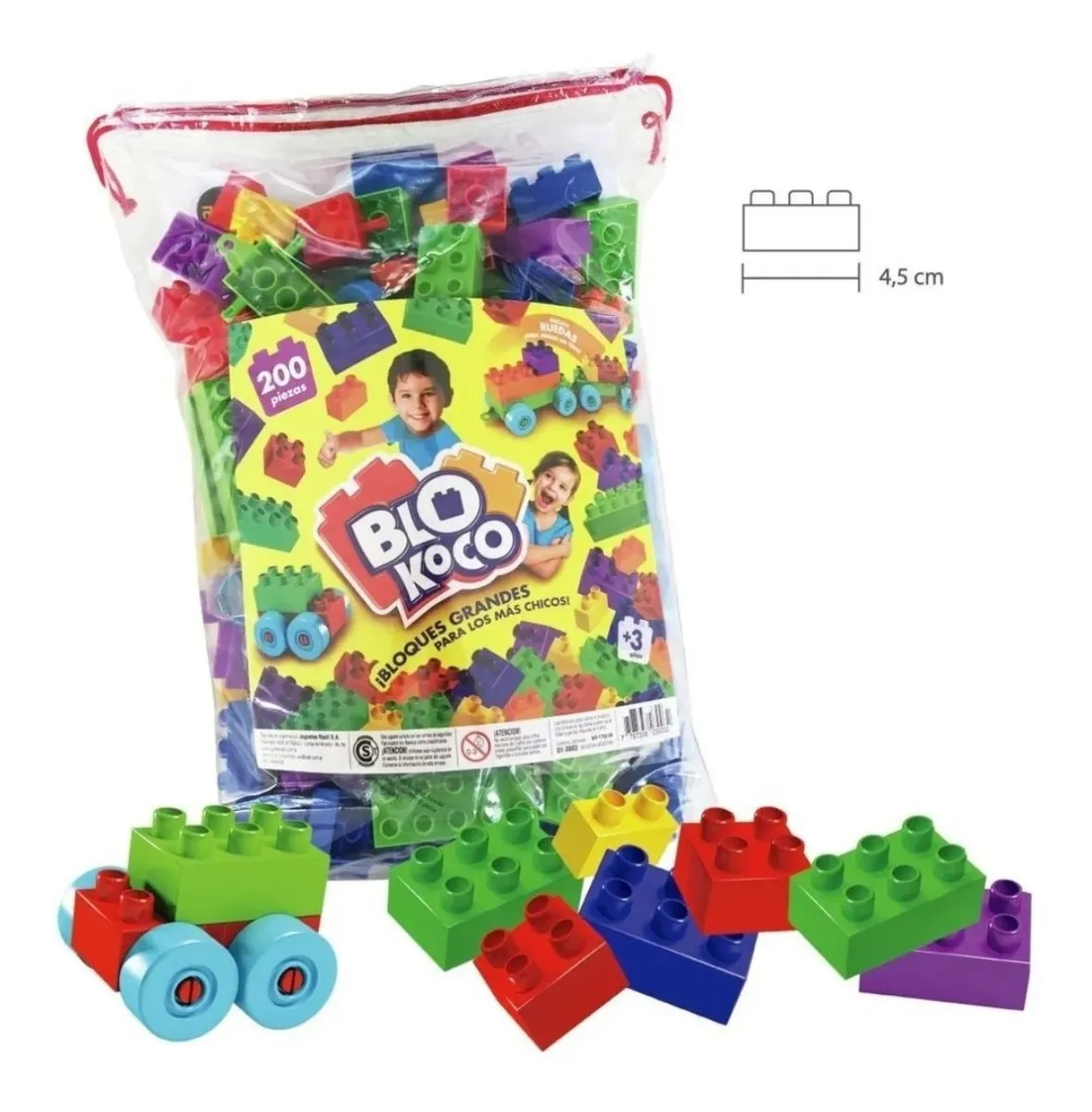 ladrillos de encastre para niños