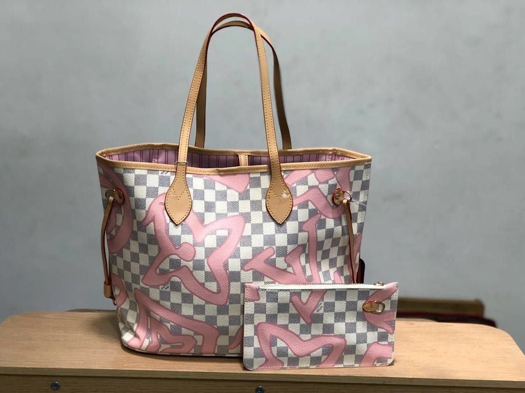 Bolsas Louis Vuitton Neverfull Fondo Rosa - $ 700.00 en Mercado Libre