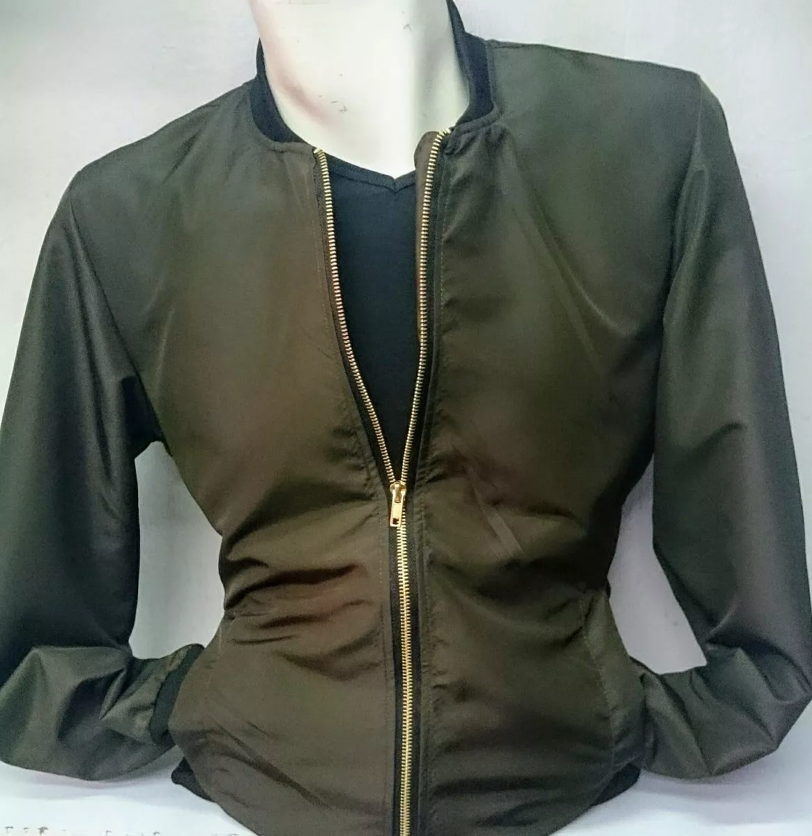 bomber jacket verde militar