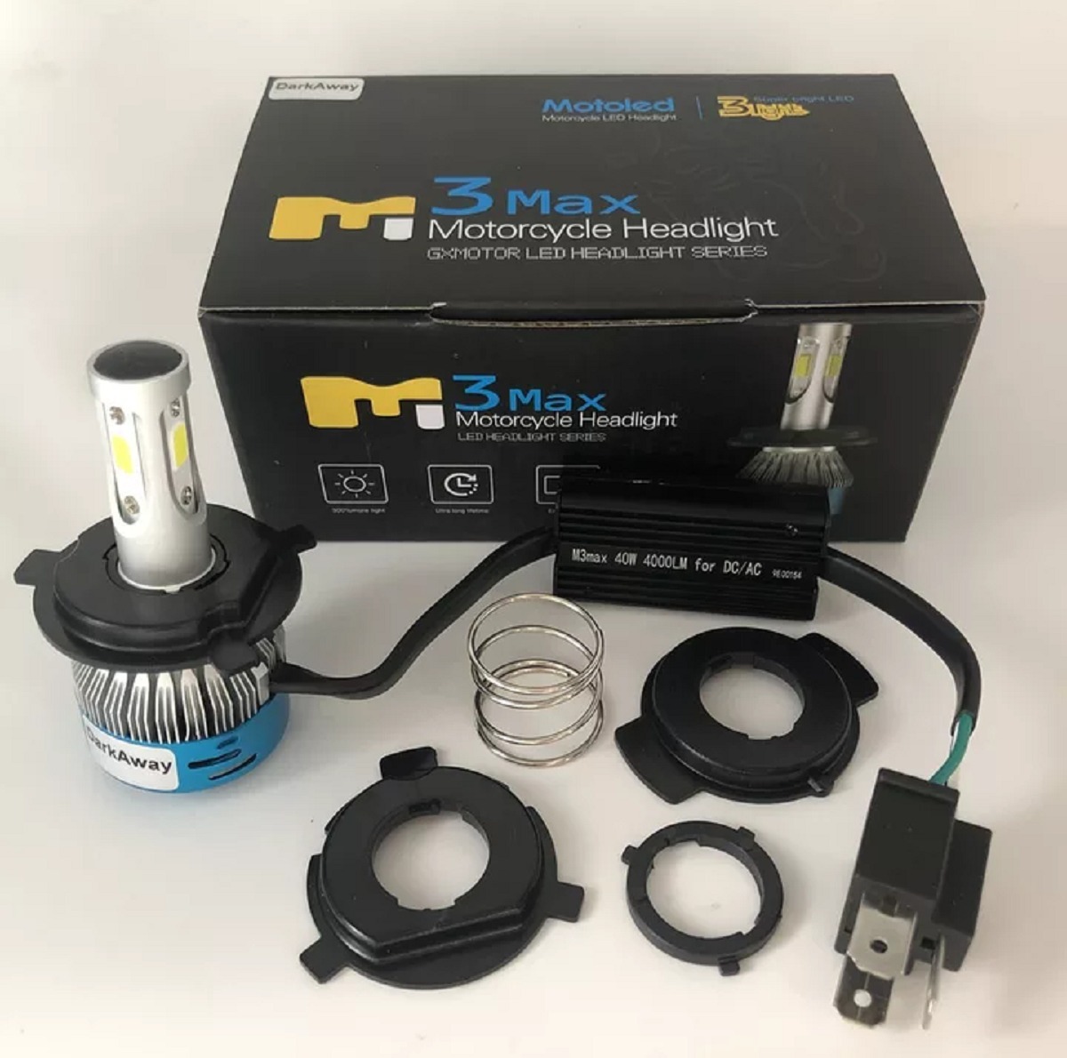 7 Motorcycle Headlight Amber Led Turn Signal Indicators With Head Light Bracket Ebay Motors Par Motorcycle Headlight Motorcycle Lights Cafe Racer Headlight