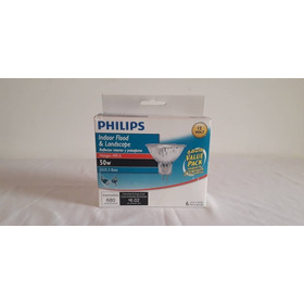 Bombillos Philips Bipin Mr16 12 Voltios 50w 6 Pack