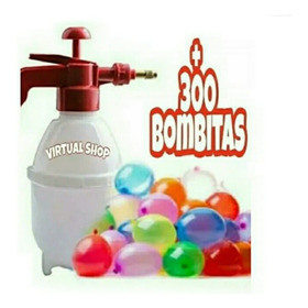 Bombita D Agua 300 + 1 Botella D Recarga Diversión Verano