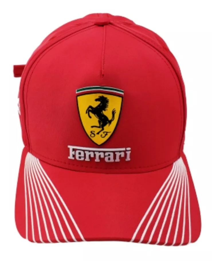 boné da ferrari vermelho