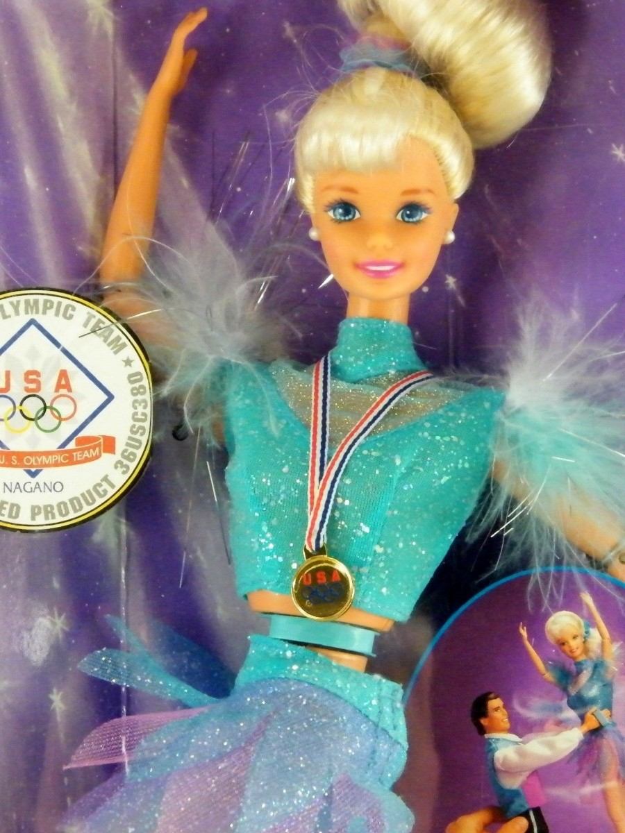 Boneca Barbie Olympic Usa Skater 1997 Mattel 18501 - R$ 195,00 em