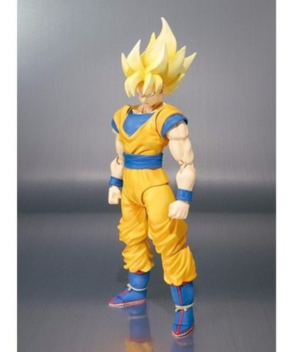 Boneco Goku Super Saiyajin Dragon Ball Z Original Bandai - R$ 289,90 em Mercado Livre