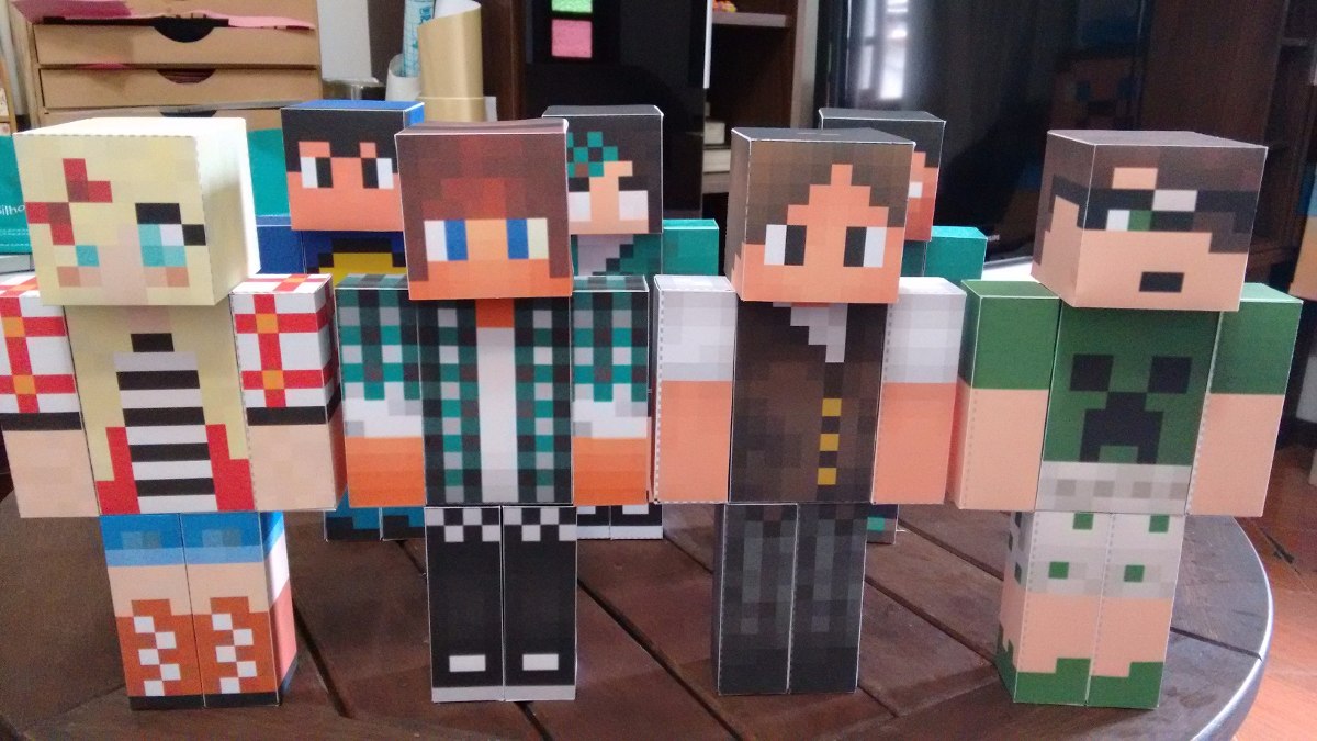 Boneco Jazzghost Minecraft Youtubers - R$ 28,00 em Mercado Boneco Jazzghost Minecraft Youtubers - R$ 28,00 em Mercado