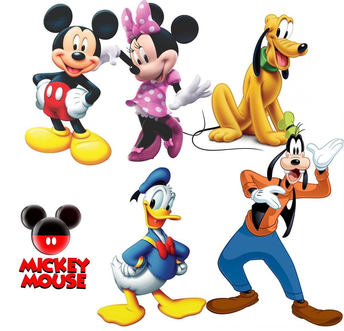 bonecos mickey mouse e