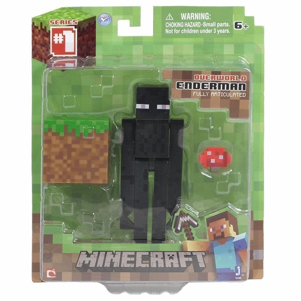 Bonecos Minecraft Steve Creeper E Enderman Overworld R 8990 Em 