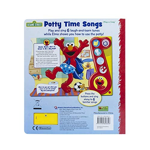 book sesame street elmo potty time songs little music elmo potty time
