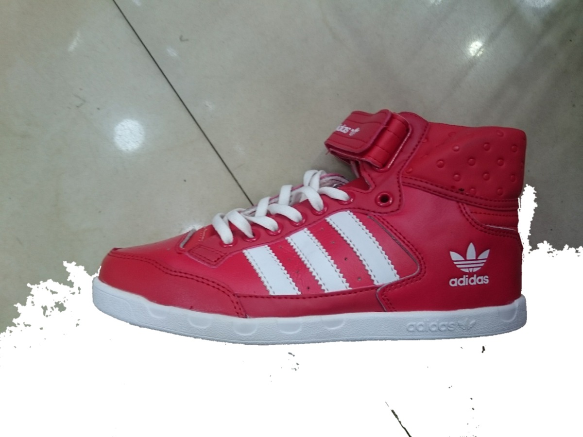 botas adidas rojas y negras