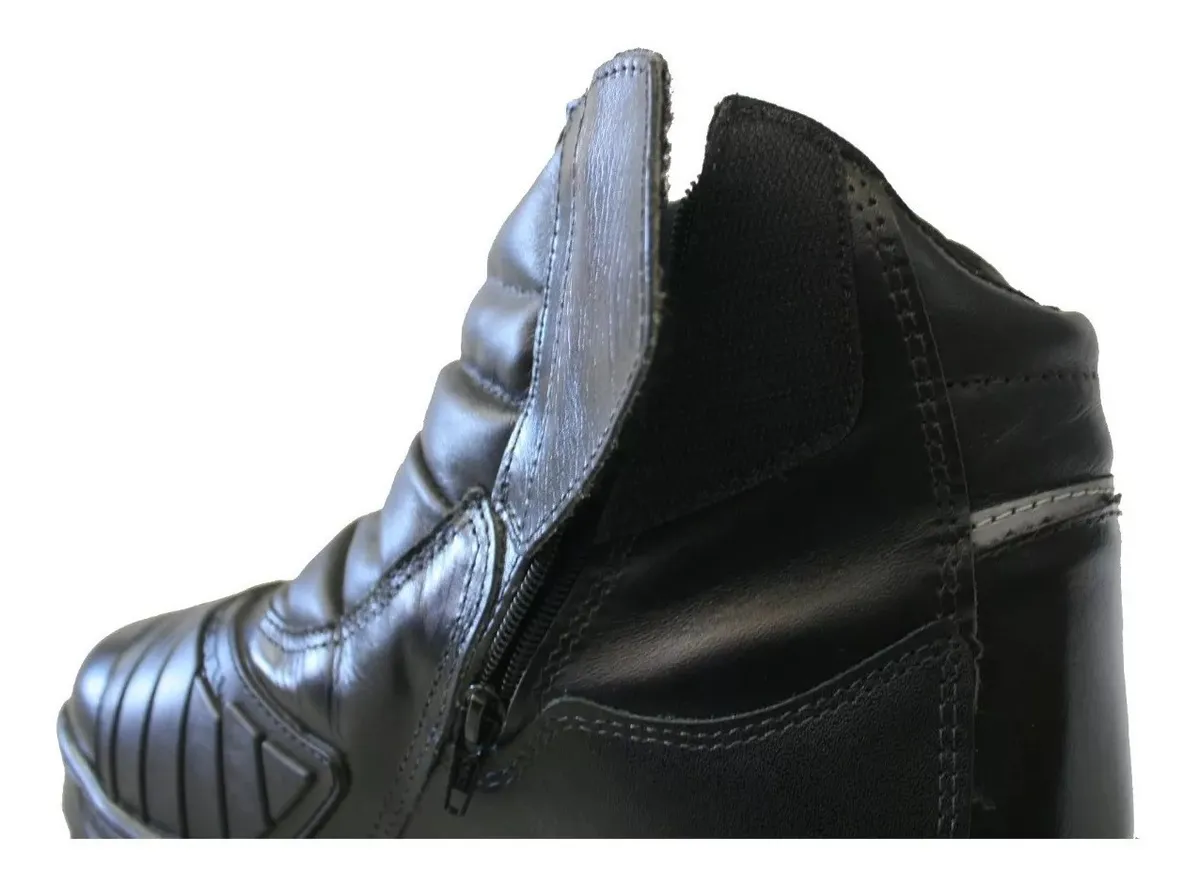 DRAGON RACING MOTOS | Bota Becbull Cano Baixo Couro Legitimo Motociclista - Tatica - R$ 135,90