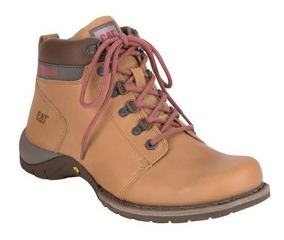 Botinetas Zapatos Rica Mujer De Caterpillar Botas Y Costa Marrón WID2E9HYe