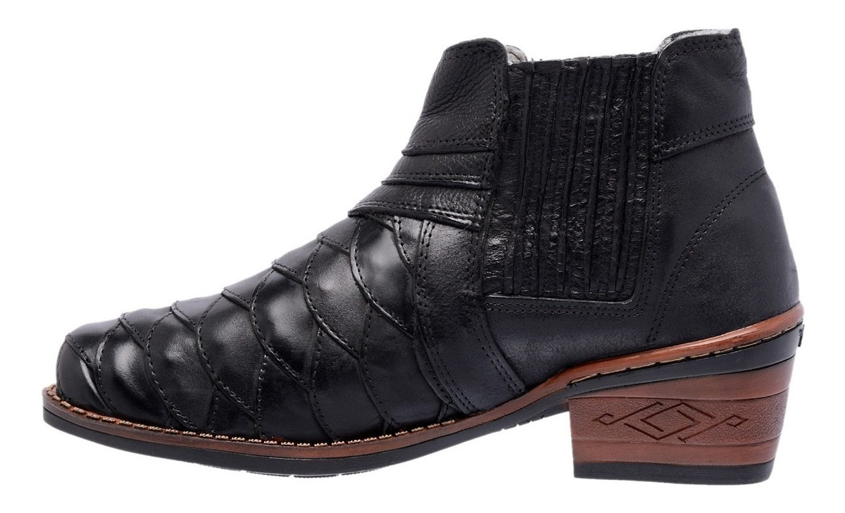 Bota Botina Coturno Masculino Sapato Country Couro Legitimo - R$ 89,90 em Mercado Livre