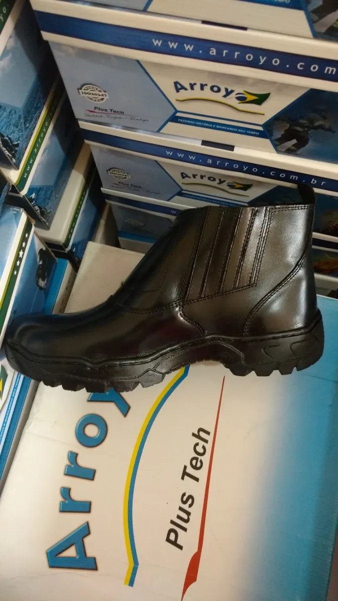 bota de bombeiro cano curto