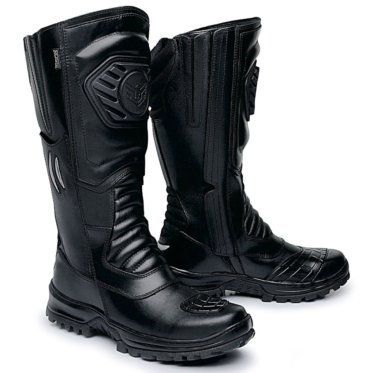 Bota Cano Longo Samu Bombeiro Militar Couro Rossi - R$ 218,50 em Mercado Livre