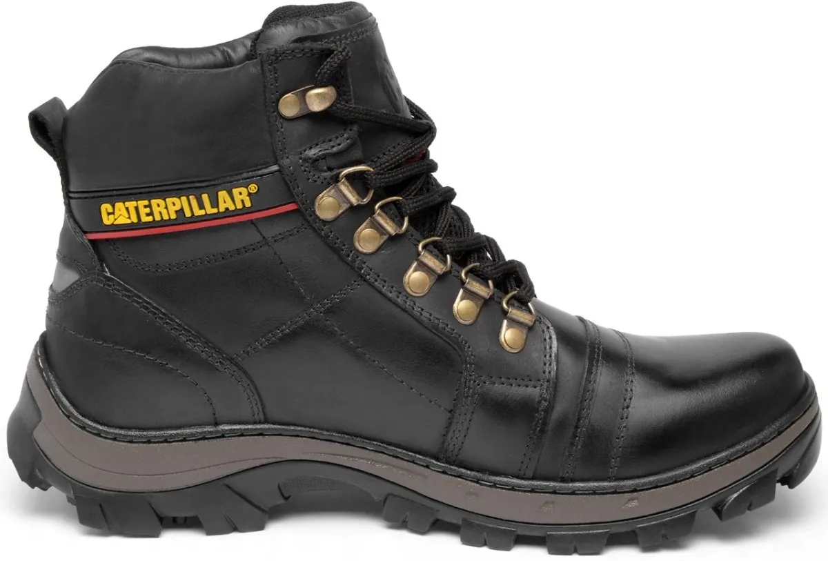 Bota Caterpillar Couro Masculina Coturno Botina Original Top - R$ 100,00 em Mercado Livre