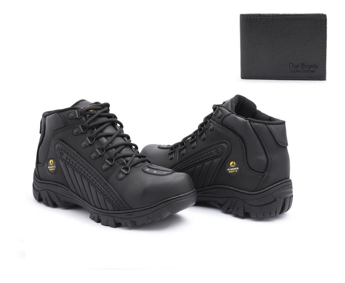 Bota Coturno Cano Curto Motociclista Moto Em Couro Leg - R$ 149,99 em Mercado Livre