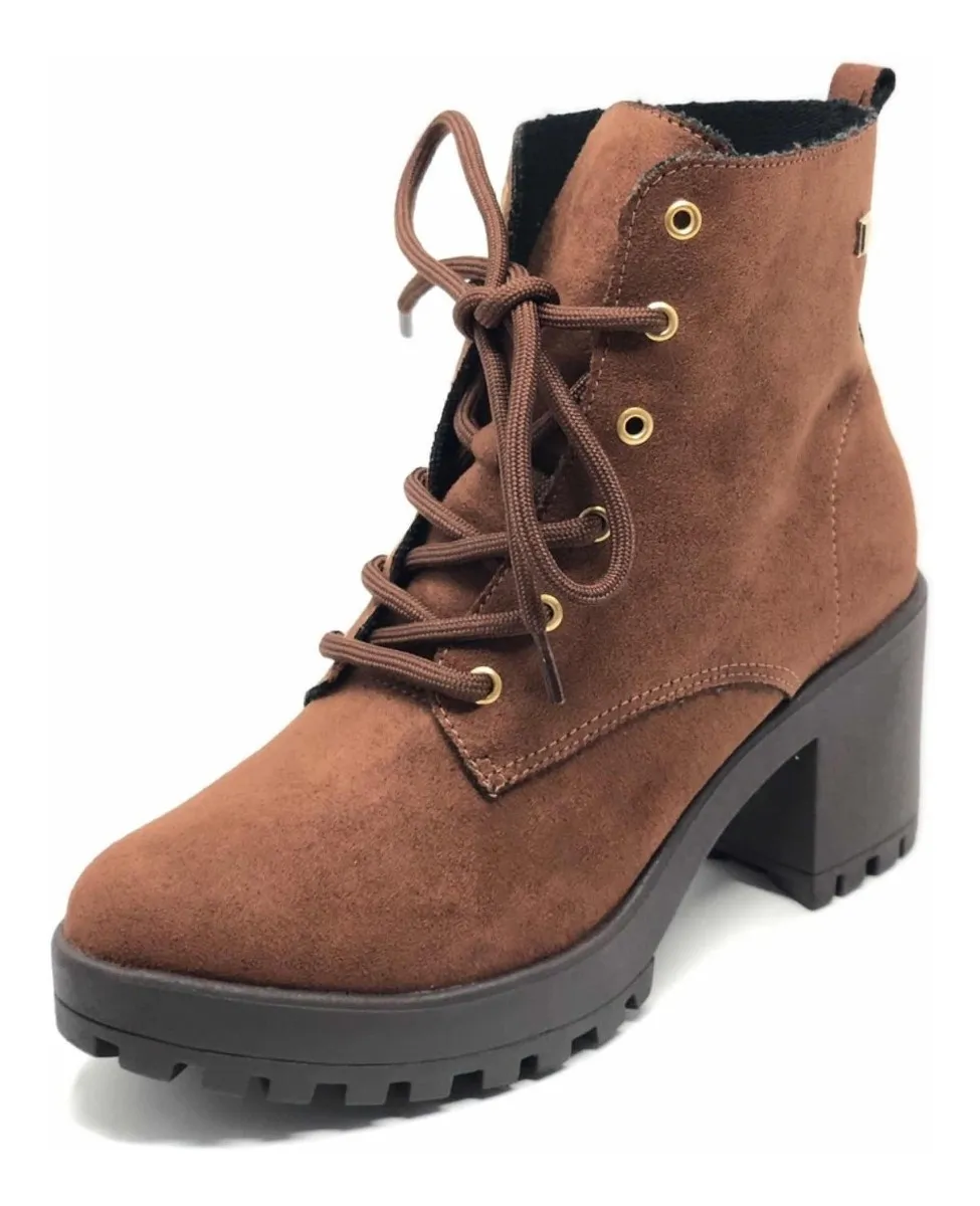 bota feminina coturno tratorada ramarim