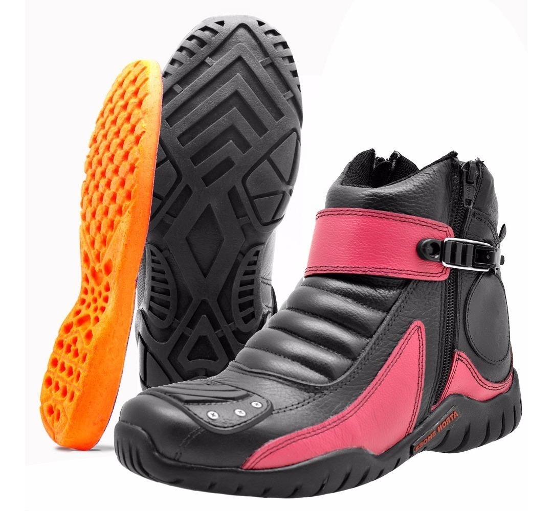Bota Coturno Feminina Segurança 100% Couro Atron Shões 271 - R$ 179,90 em Mercado Livre