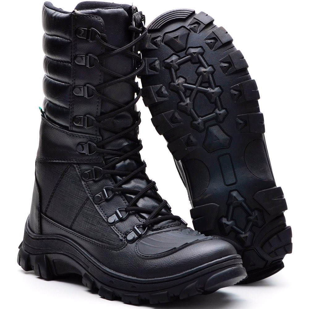 bota coturno masculina militar