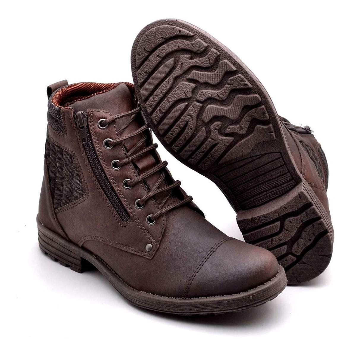 Bota Coturno Masculino Esportivo Faroeste Caboclo Confort Ps - R$ 79,90 em Mercado Livre
