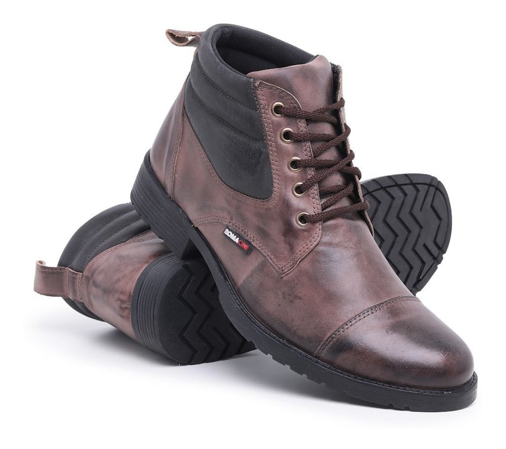 bota tipo coturno masculino