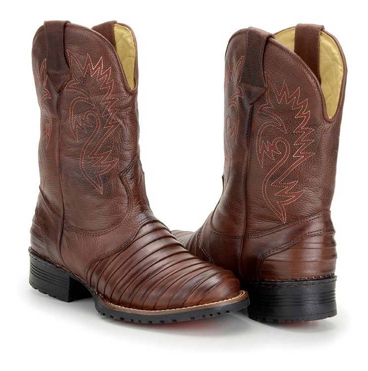 Bota Country Masculina Escama Tatu Boots Botina - R$ 269,90 em Mercado Livre