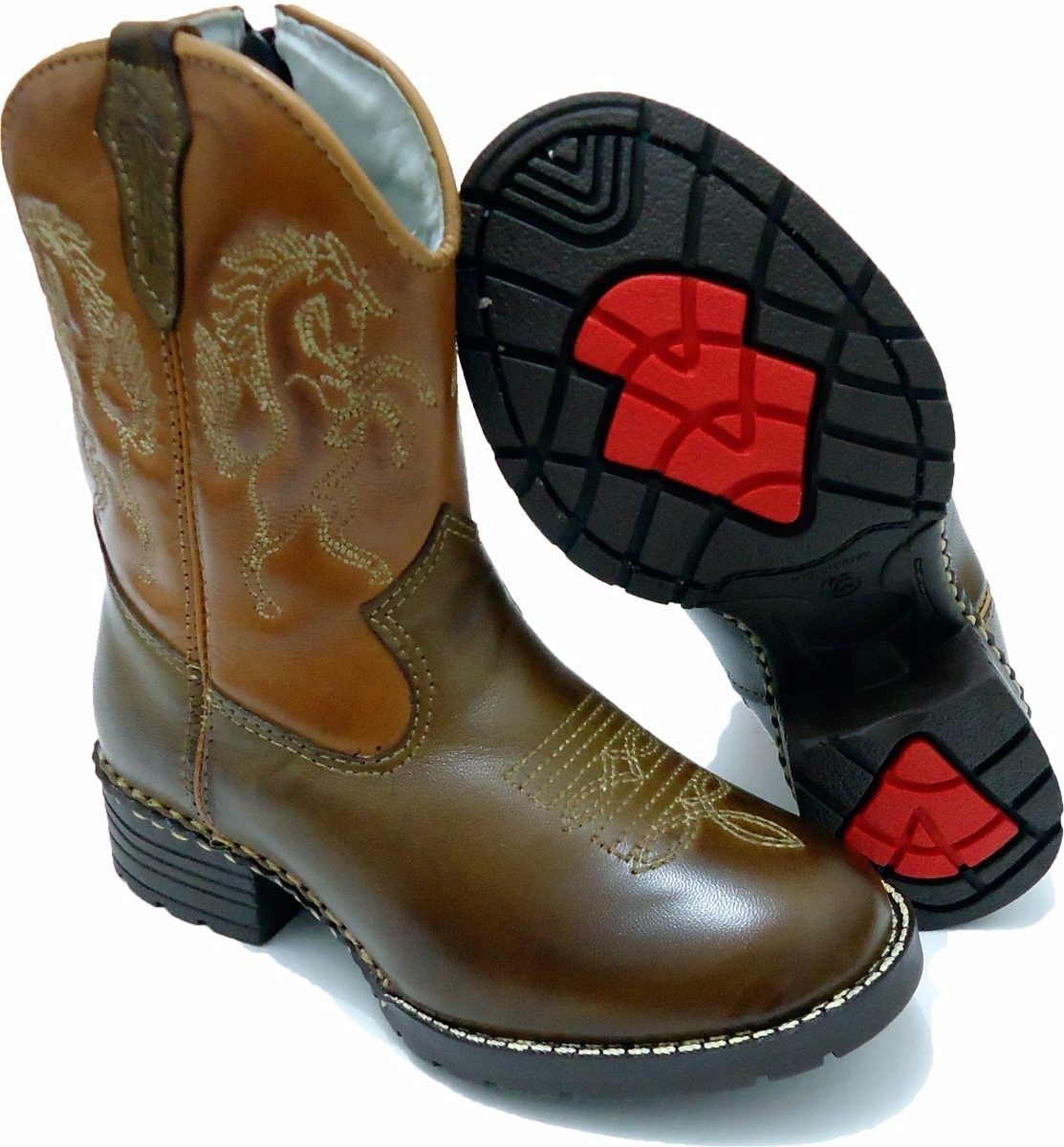 bota de rodeio infantil