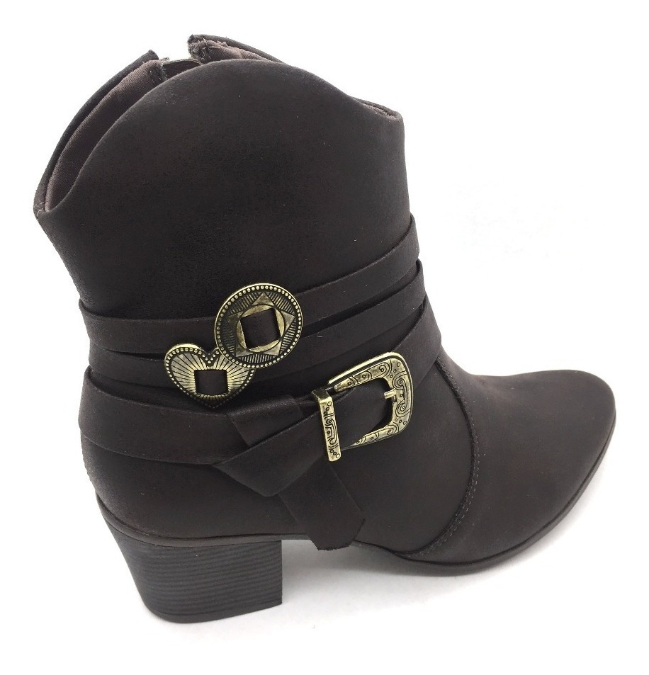 Bota Country Ramarim Cano Baixo Marrom Frete Grátis Promoção - R$ 159,90 em Mercado Livre