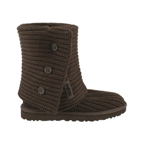 Knit Store Brown Cardy Bota Dama Inbox Ugg Wool f7y6bg