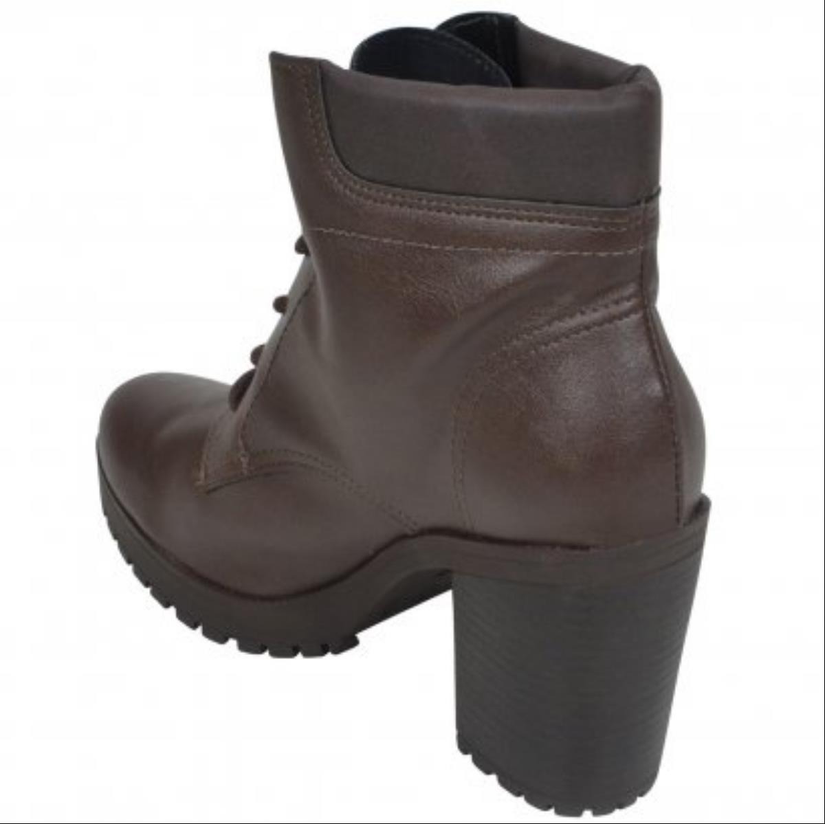 Bota Feminina Cano Curto Coturno Via Marte 19-1510 - R$ 168,49 em Mercado Livre
