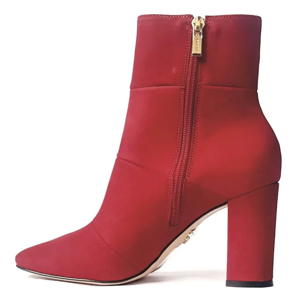 bota nobuck feminina cano curto