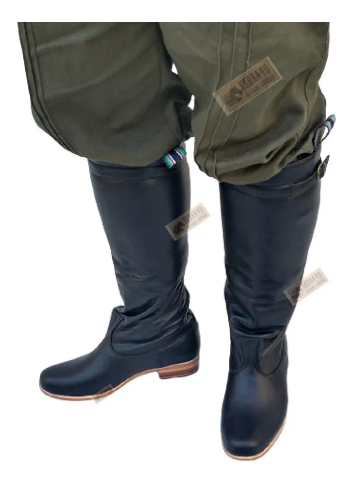 bota de couro gaucho