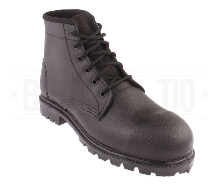 Bota Industrial De Trabajo Piel Casco Acero Zapato Seguridad - $ 340.00