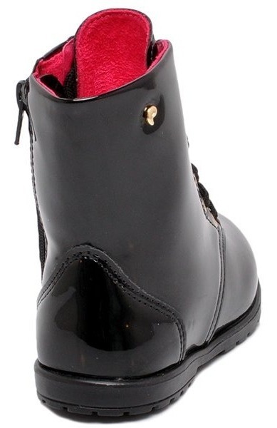 bota infantil preta cano curto