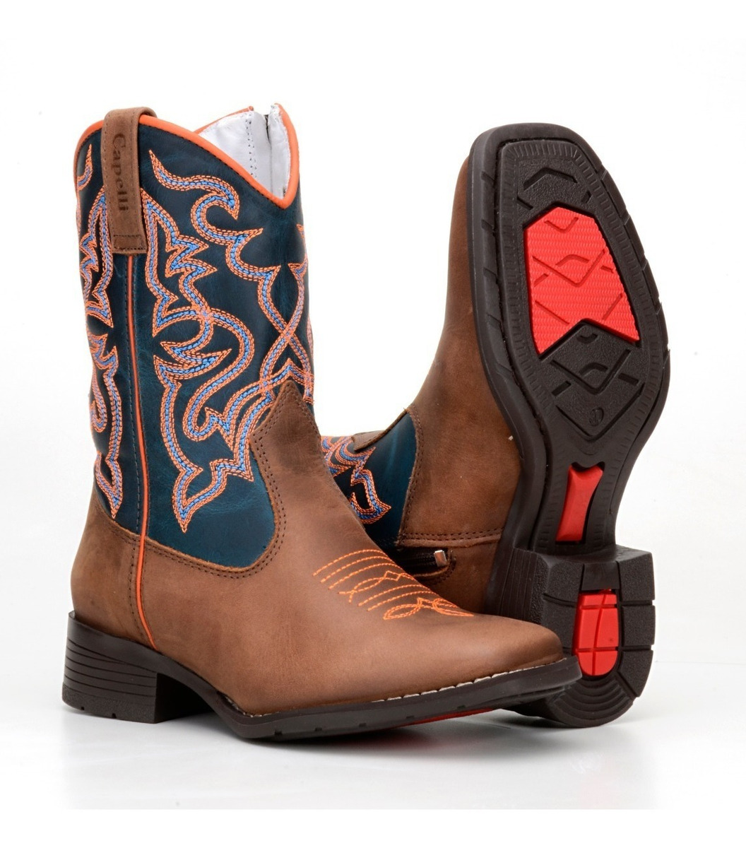 bota masculina infantil country