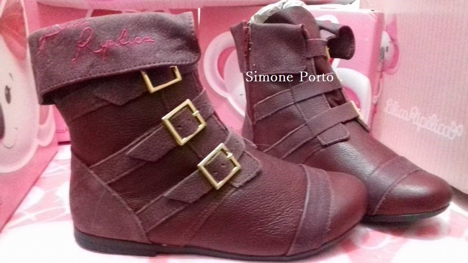 bota infantil feminina lilica ripilica